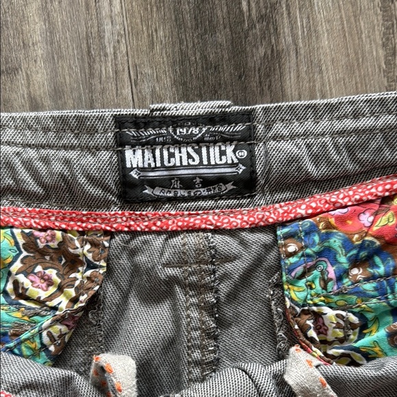Matchstick Men's Gray Cargo Shorts sz 40 - Picture 2 of 5